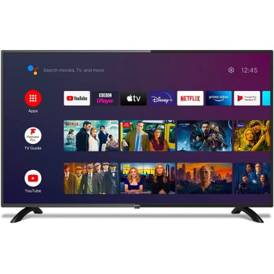 Cello ZG0234 43” Smart Android TV with Freeview Play, Google Assistant, Google Chromecast, Disney+, Netflix, Prime Video, Apple... 